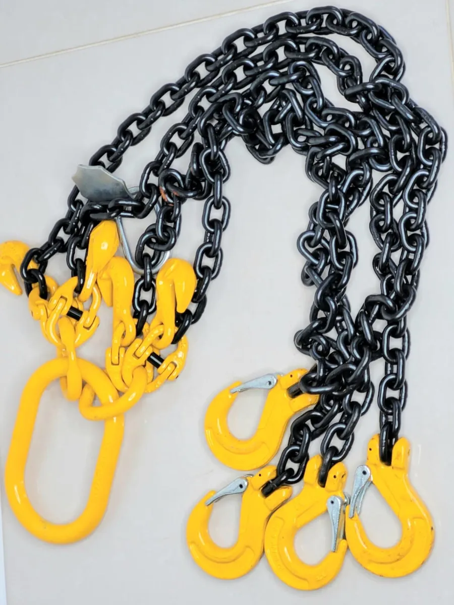 4 Leg Chain Sling – 1 Meter 10mm G80 | 6.7 Tonne - Image 1
