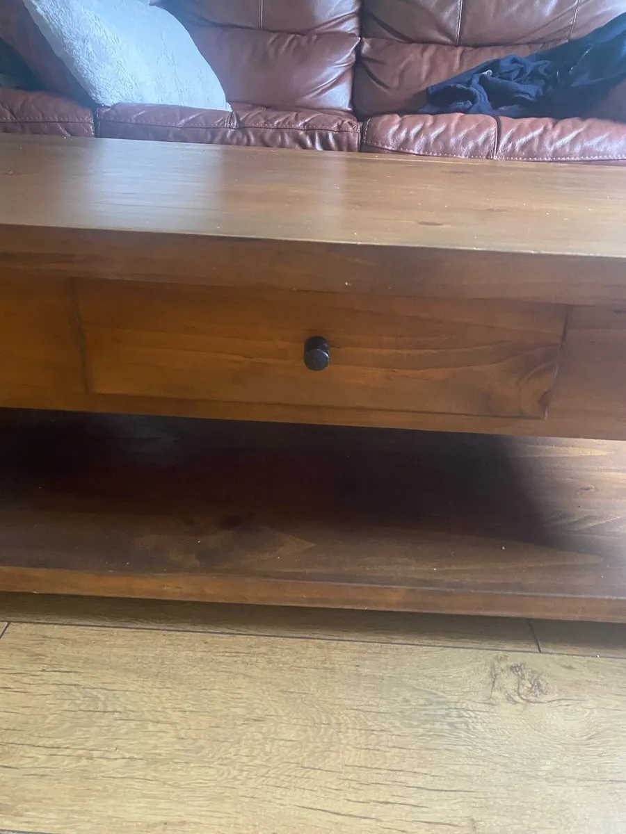 Solid Wood Coffee Table - Image 2