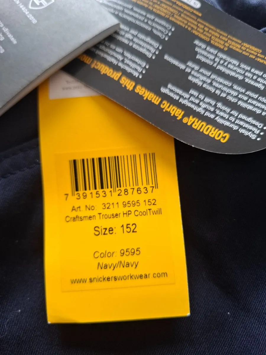 Snickers work trousers - Image 1