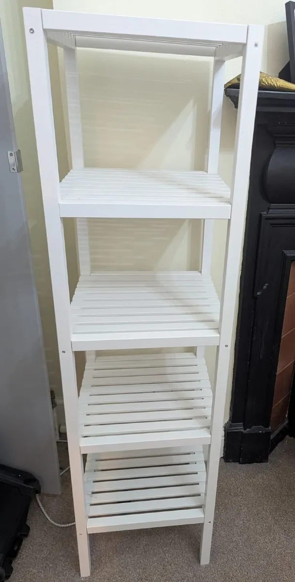White Shelf Unit - Image 1