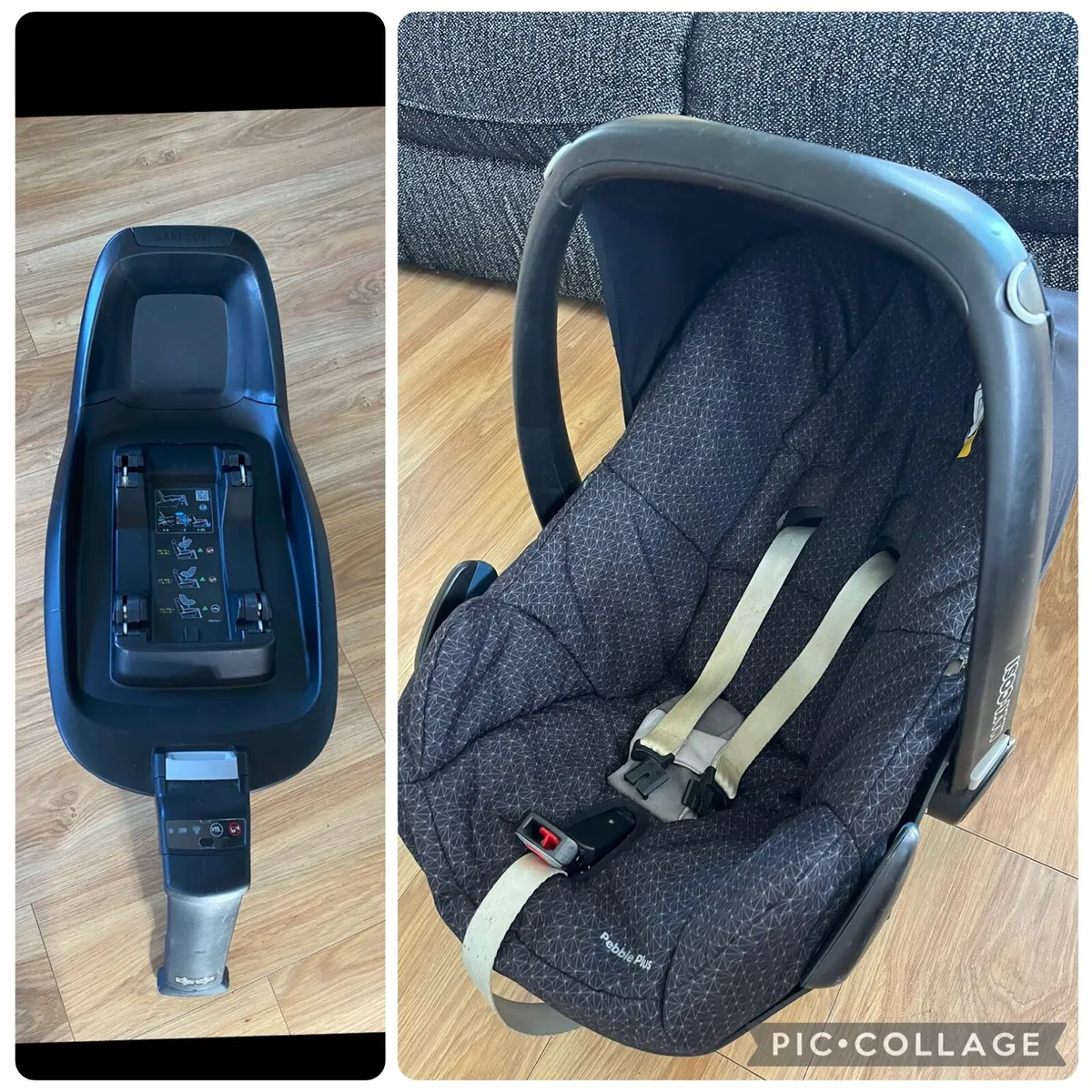 Maxi Cosi Pebble Plus Car Seat & ISO Fix Base - Image 1