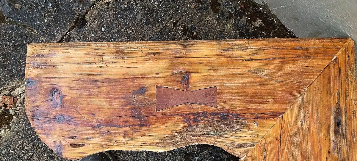 Rustic Floating Corner Shelf / Display - Image 3