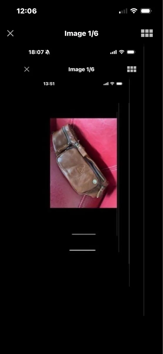New- Leather Waist Bag - Image 1