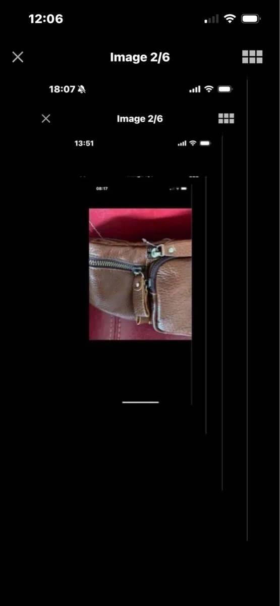 New- Leather Waist Bag - Image 2
