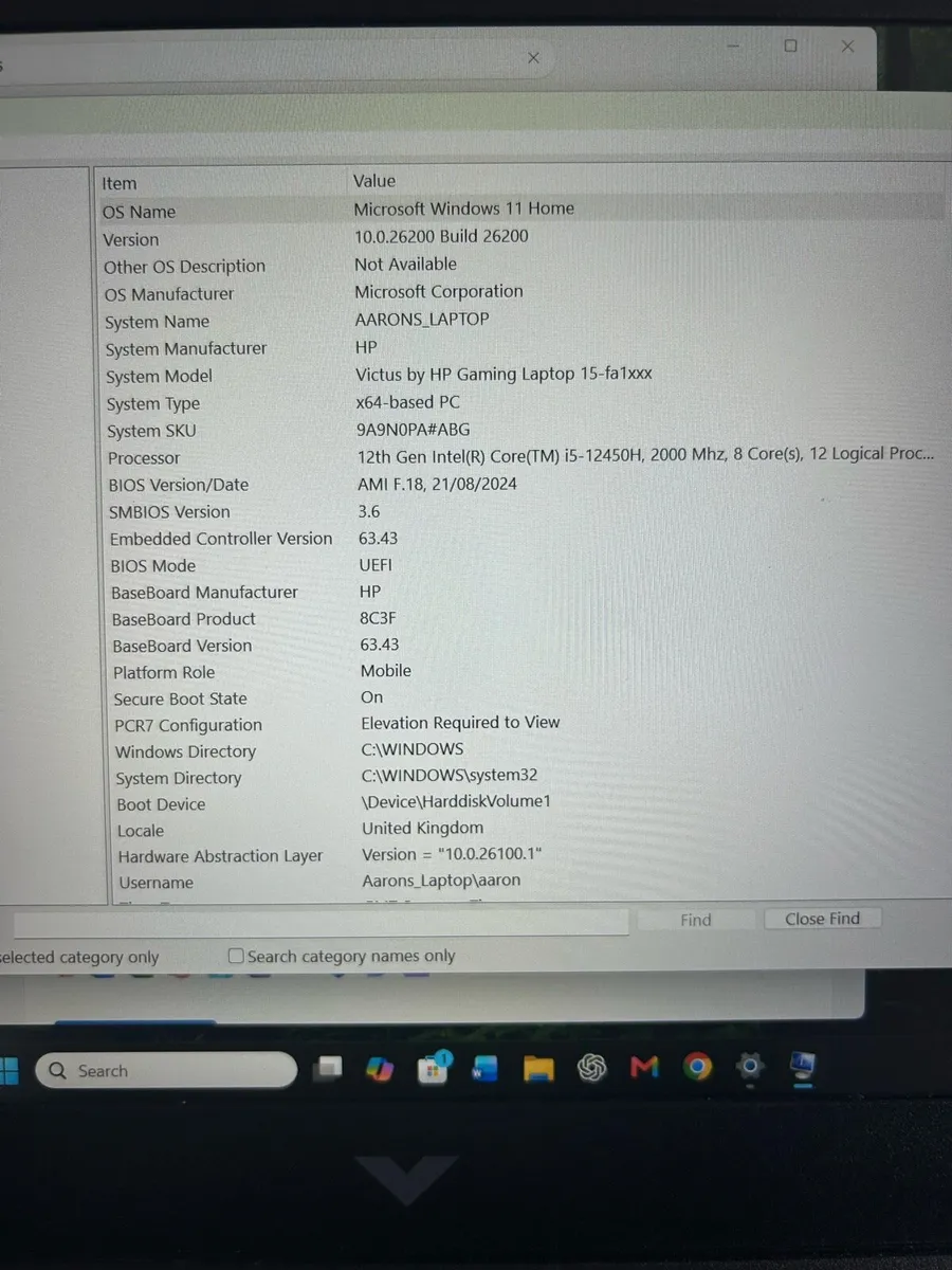 HP Victus 12th Gen - Image 3