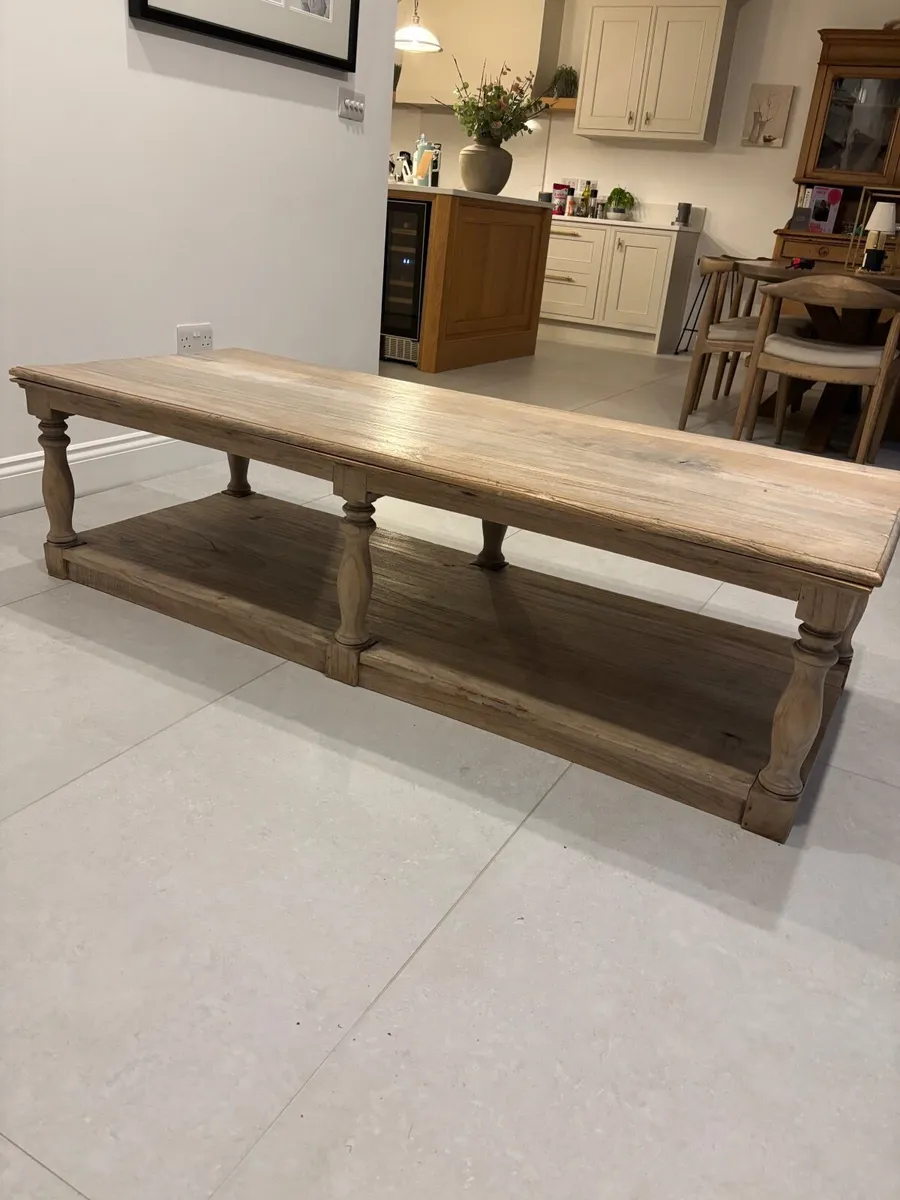 Solid Reclaimed Elm Coffee Table - Image 2