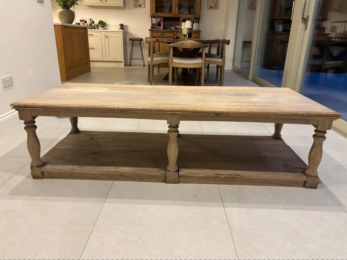 Solid Reclaimed Elm Coffee Table - Image 1