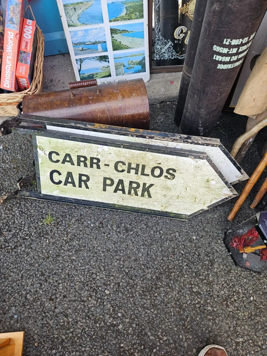 Metal Road Sign Car Park - Image 1
