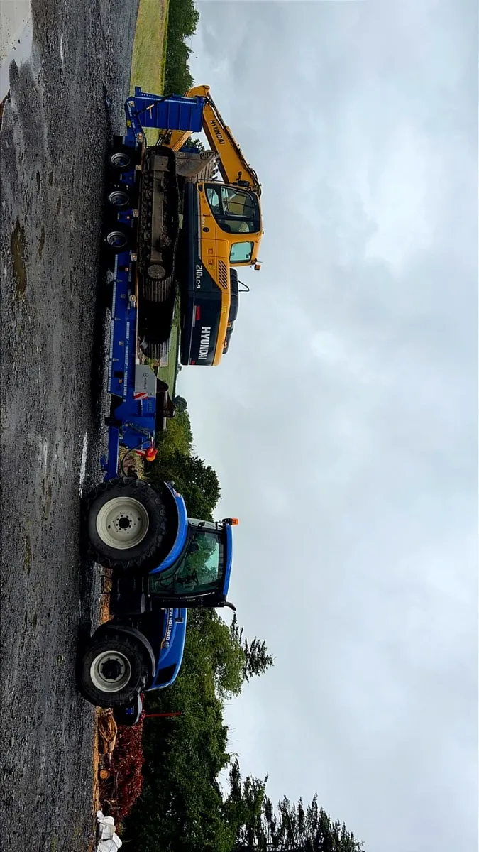 Tractor & 33T low loader available for hire - Image 2