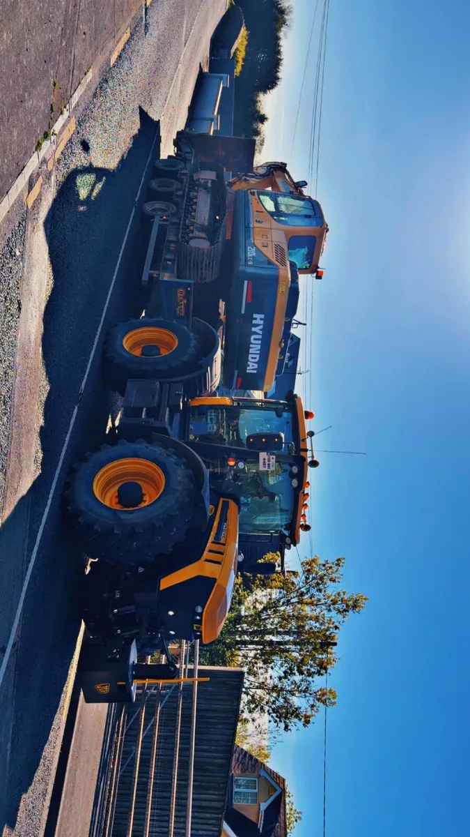 Tractor & 33T low loader available for hire - Image 1