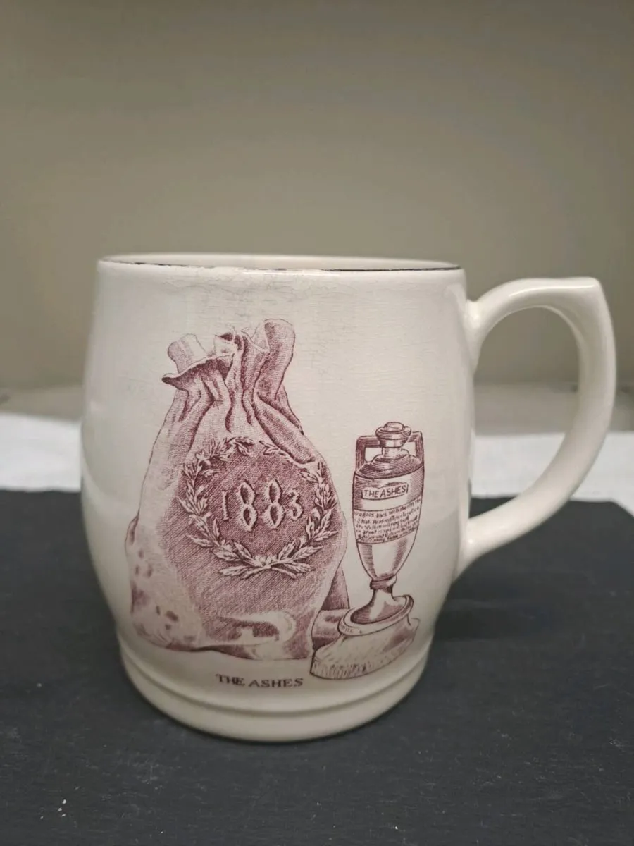 Vintage Sandland The Ashes 1883 Cricket Mug - Image 1