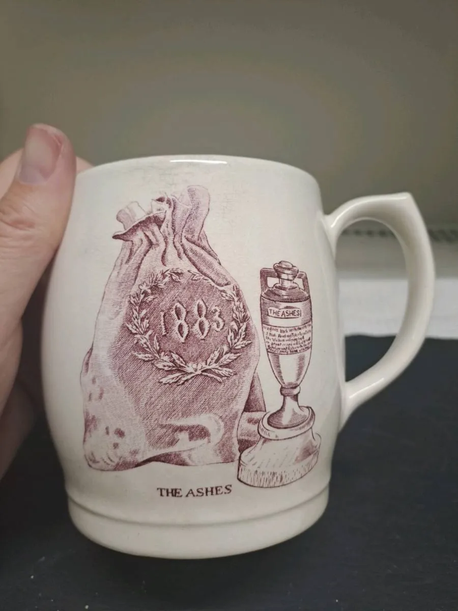 Vintage Sandland The Ashes 1883 Cricket Mug - Image 2