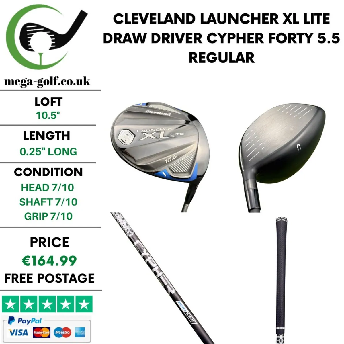 Cleveland Launcher XL Lite Draw Driver / 10.5° - Image 1