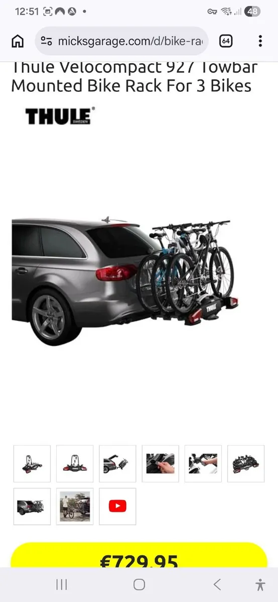 Thule velocompact Bike Rack - Image 3