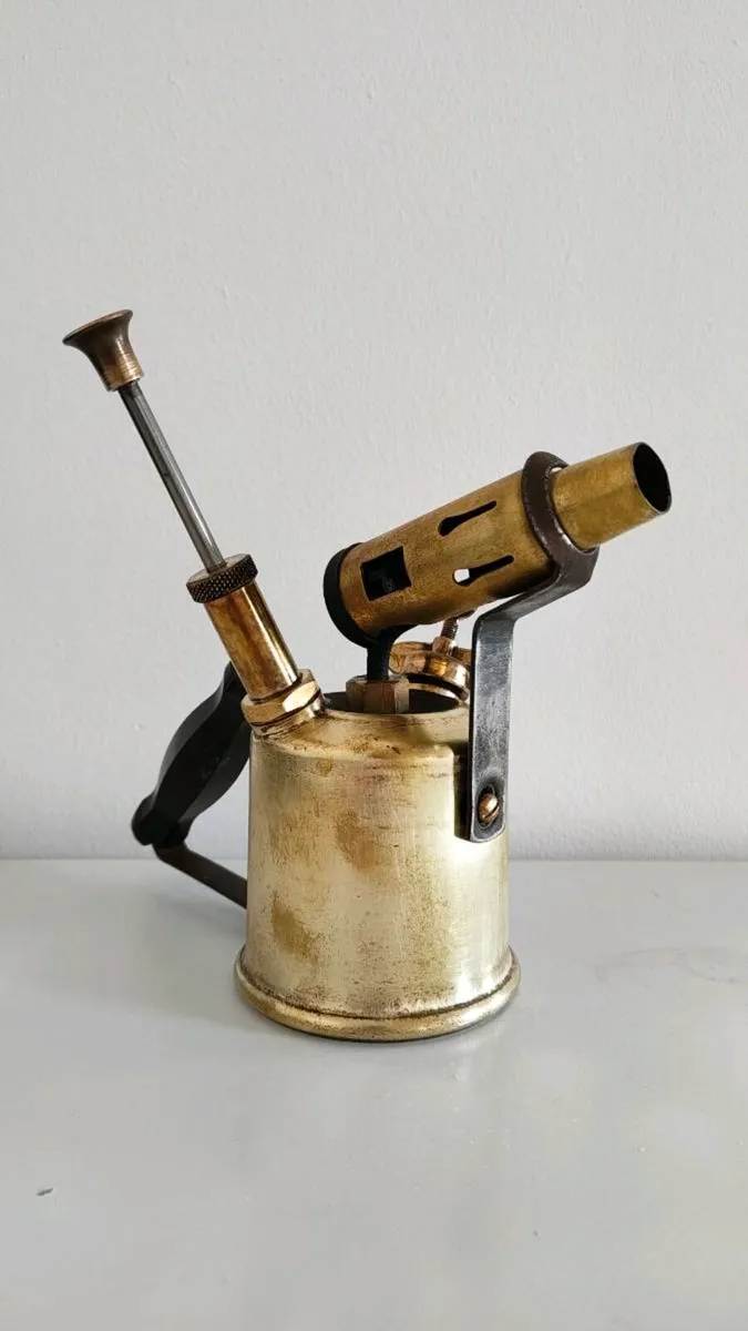 Vintage Brass Blow Torch - Image 3