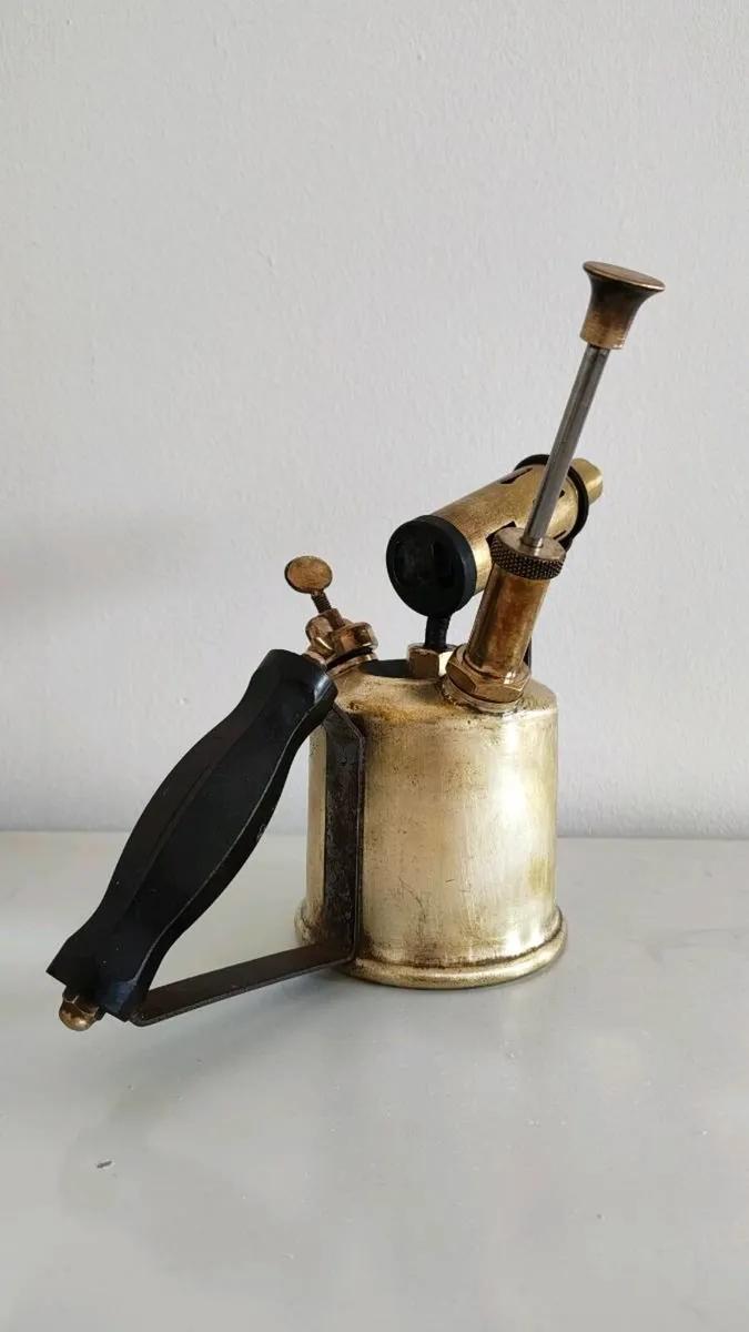 Vintage Brass Blow Torch - Image 4