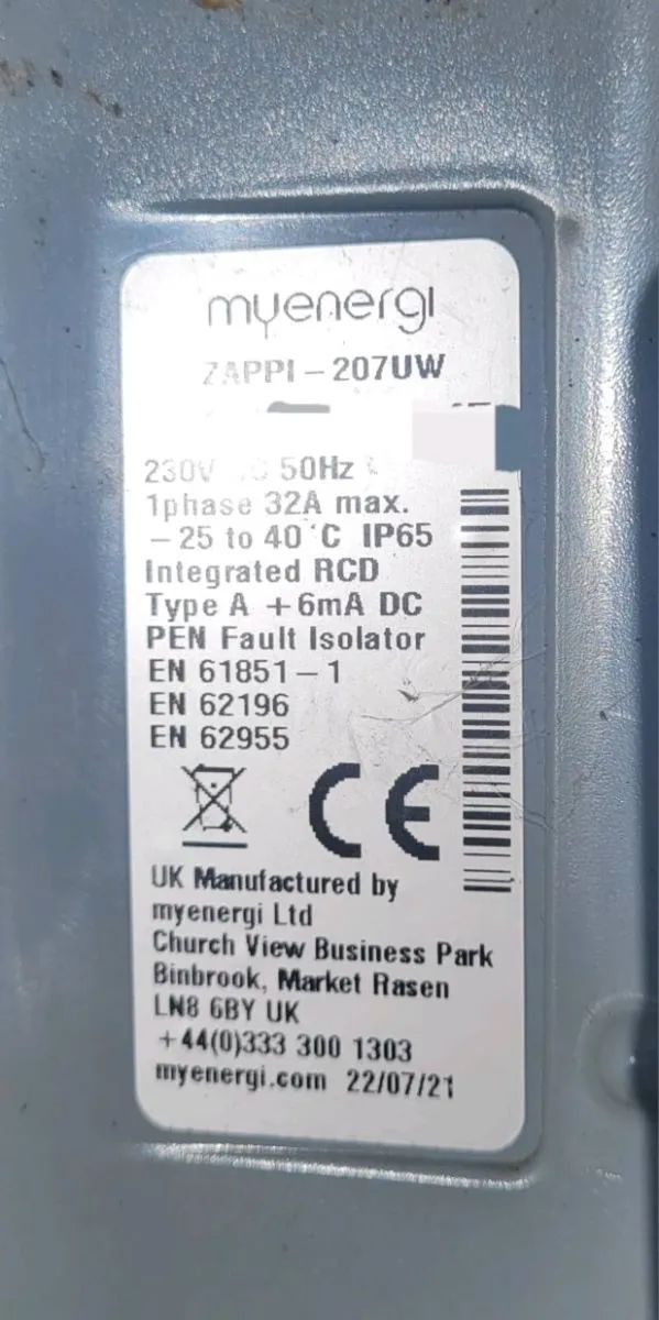 Myenergi Zappi V1 and hub - Image 2