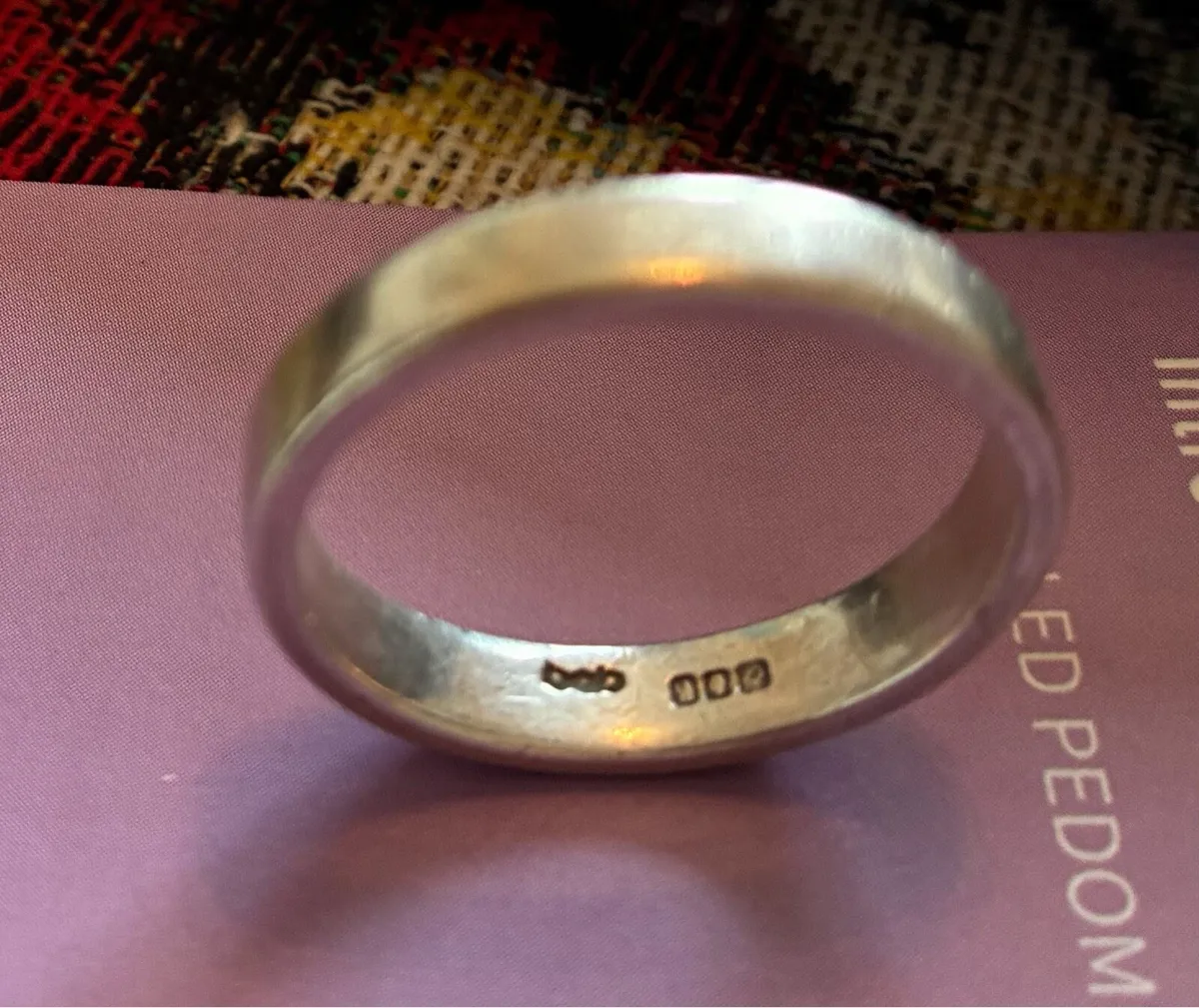Vintage Alan Ardiff Silver Ring - Image 2