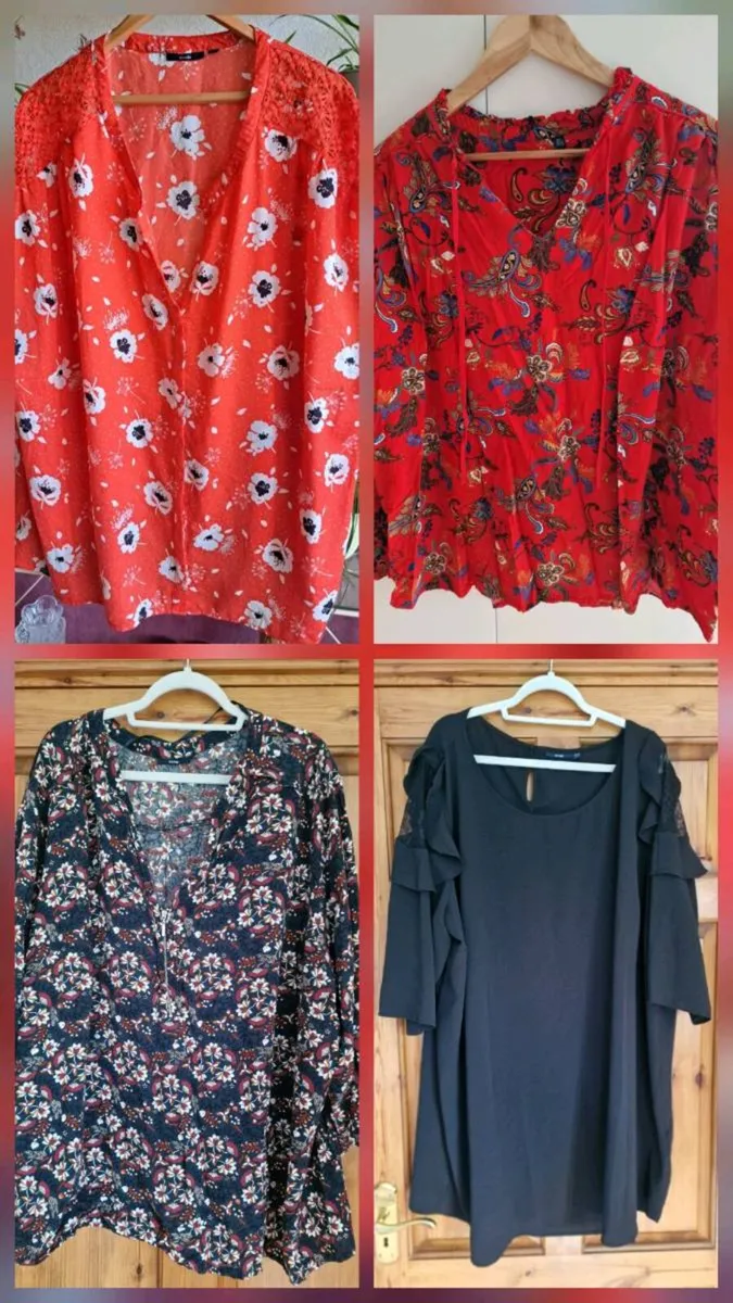 Selection of ladies tops sz 24/ 26 & sz 28/30 - Image 2