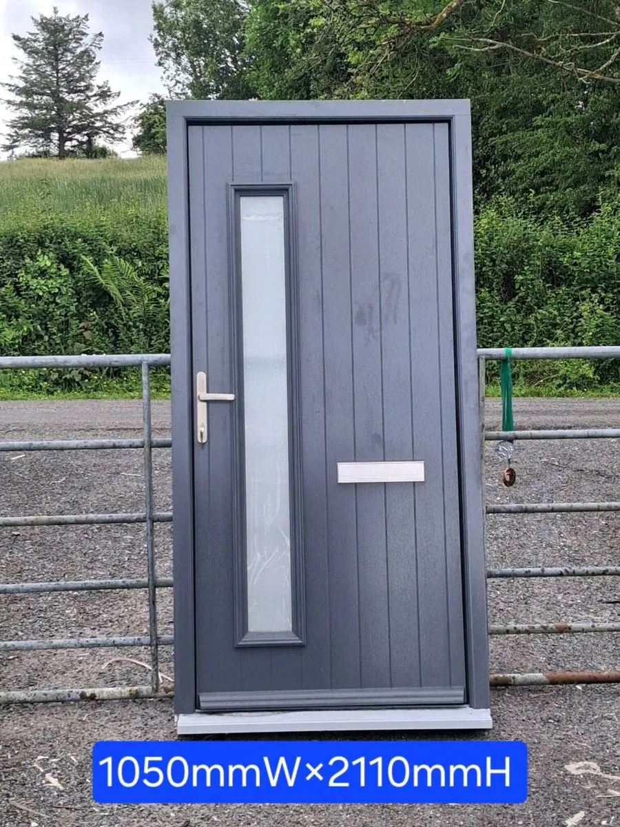 NEW HARDWOOD FRONT DOOR