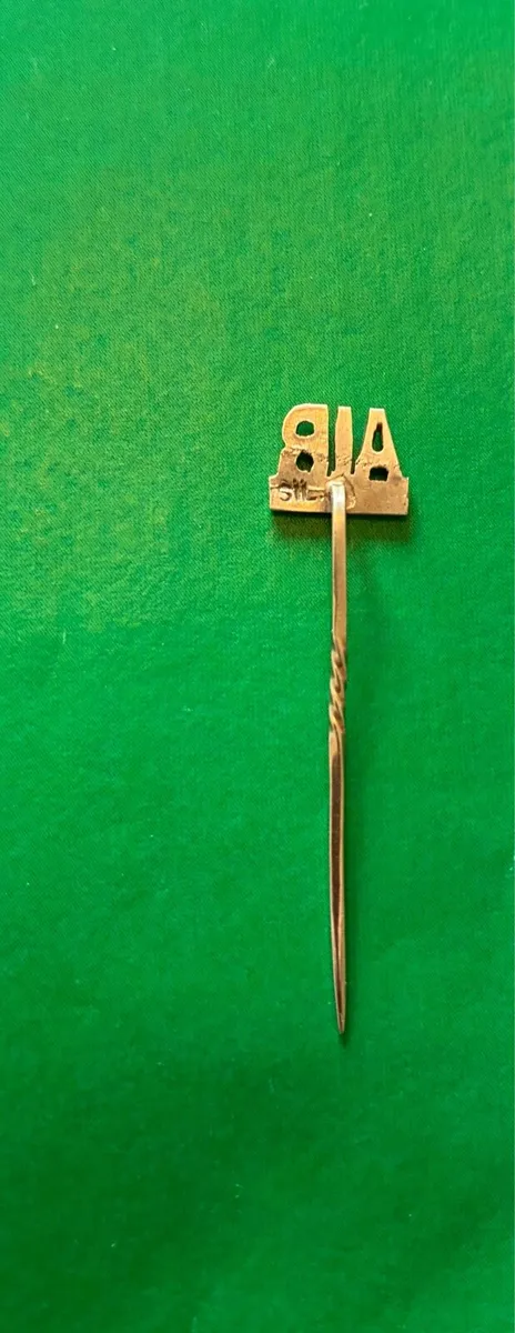 Vintage AIB Silver Lapel Pin - Image 2
