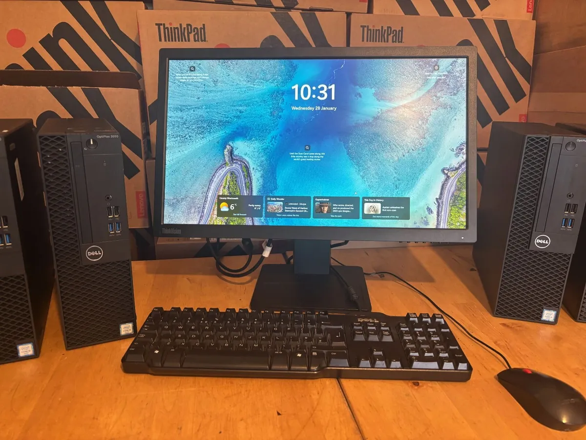 Dell Optiplex 3050 PCs-i5-22" Screen-Win 11 Pro - Image 2