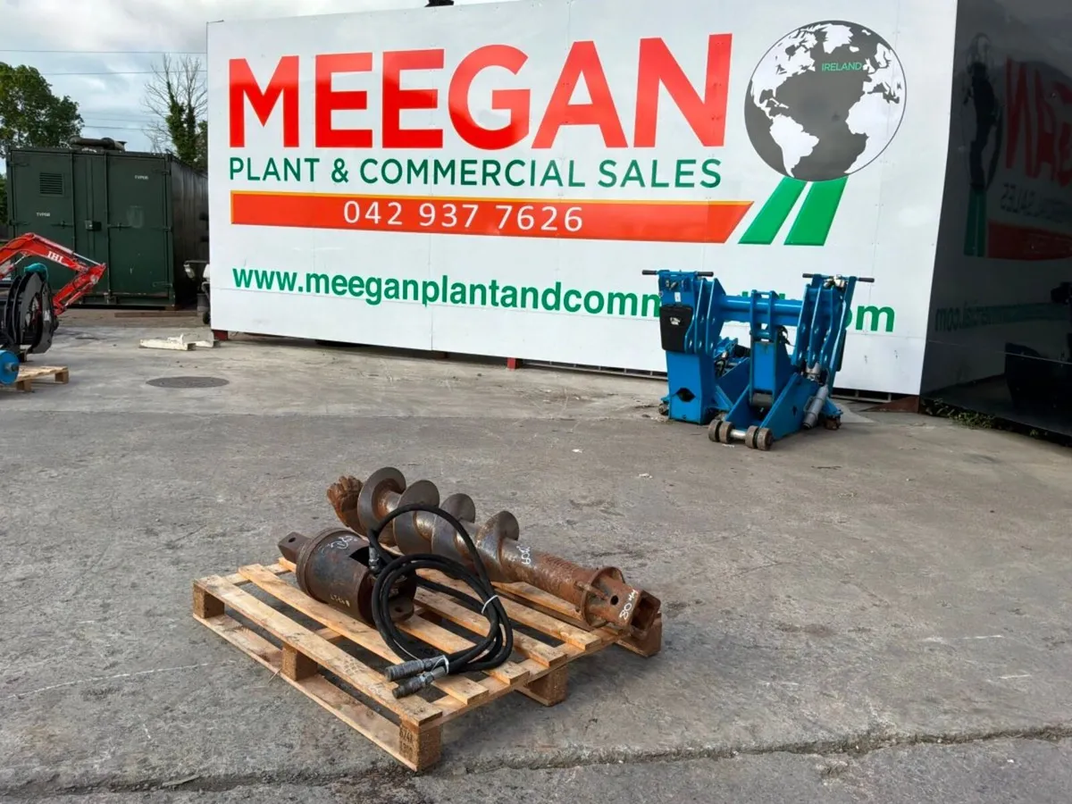 Earth drill / hydraulic auger drive.....12 auger b - Image 2