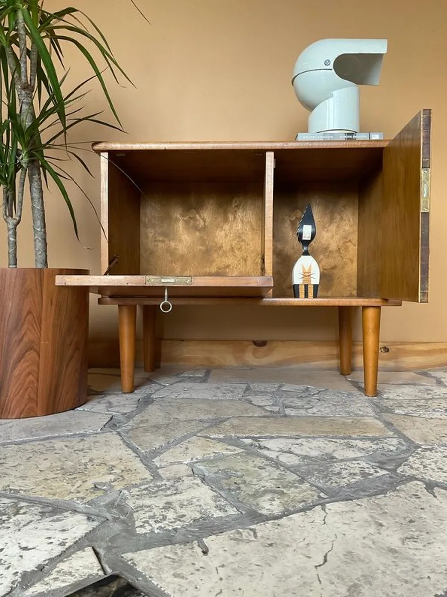 sideboard mid  century vinyl - Image 3