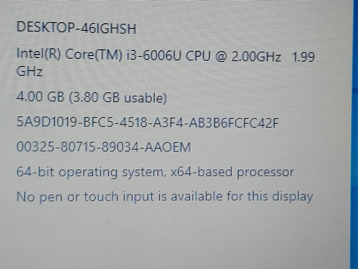 Lenovo Laptop V110-15ISK, Model 80TL, 4GB, 675GB H - Image 3