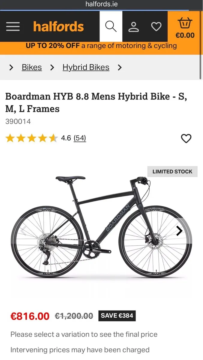 Boardman hybrid bike - Image 4