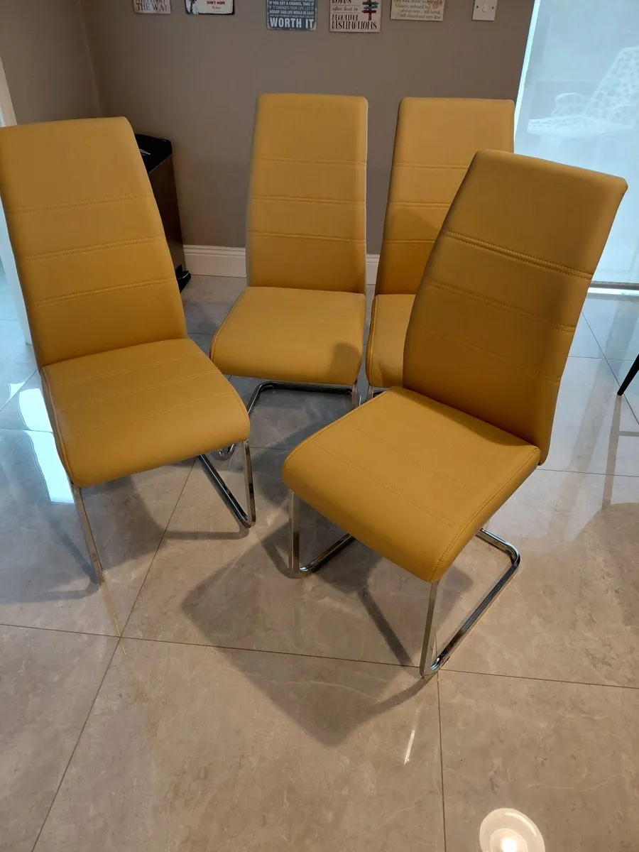 Leather Dining Chair - Image 1