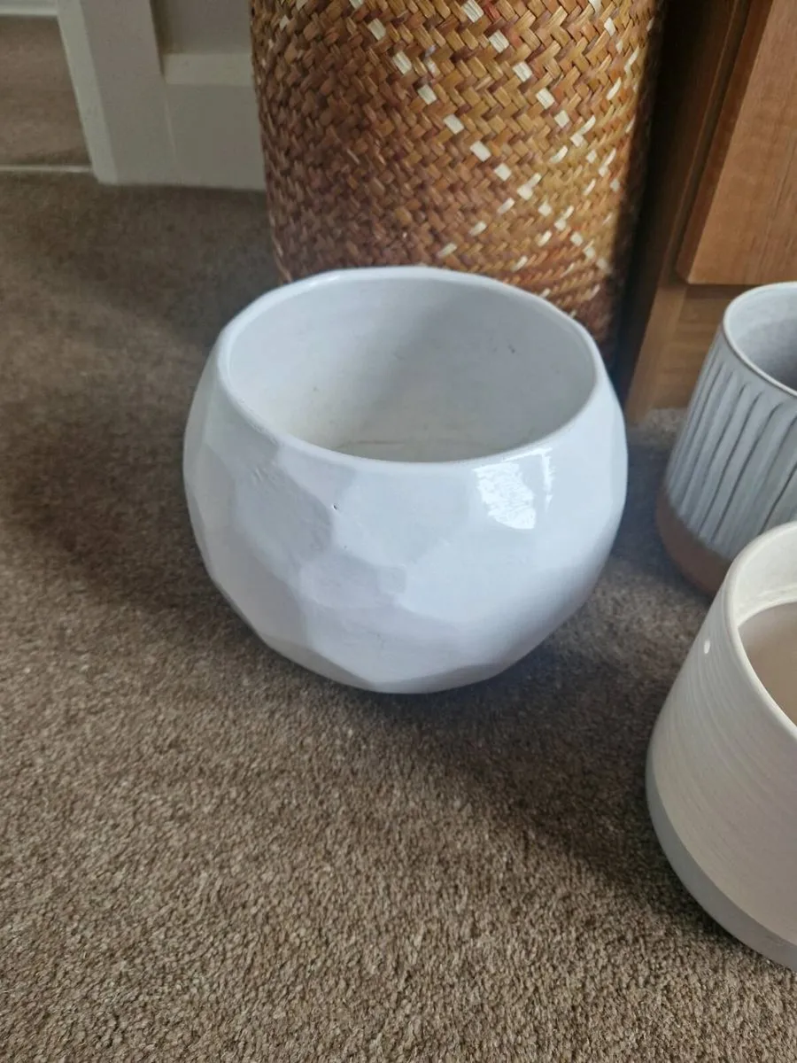 Selection of flower pots - Image 2