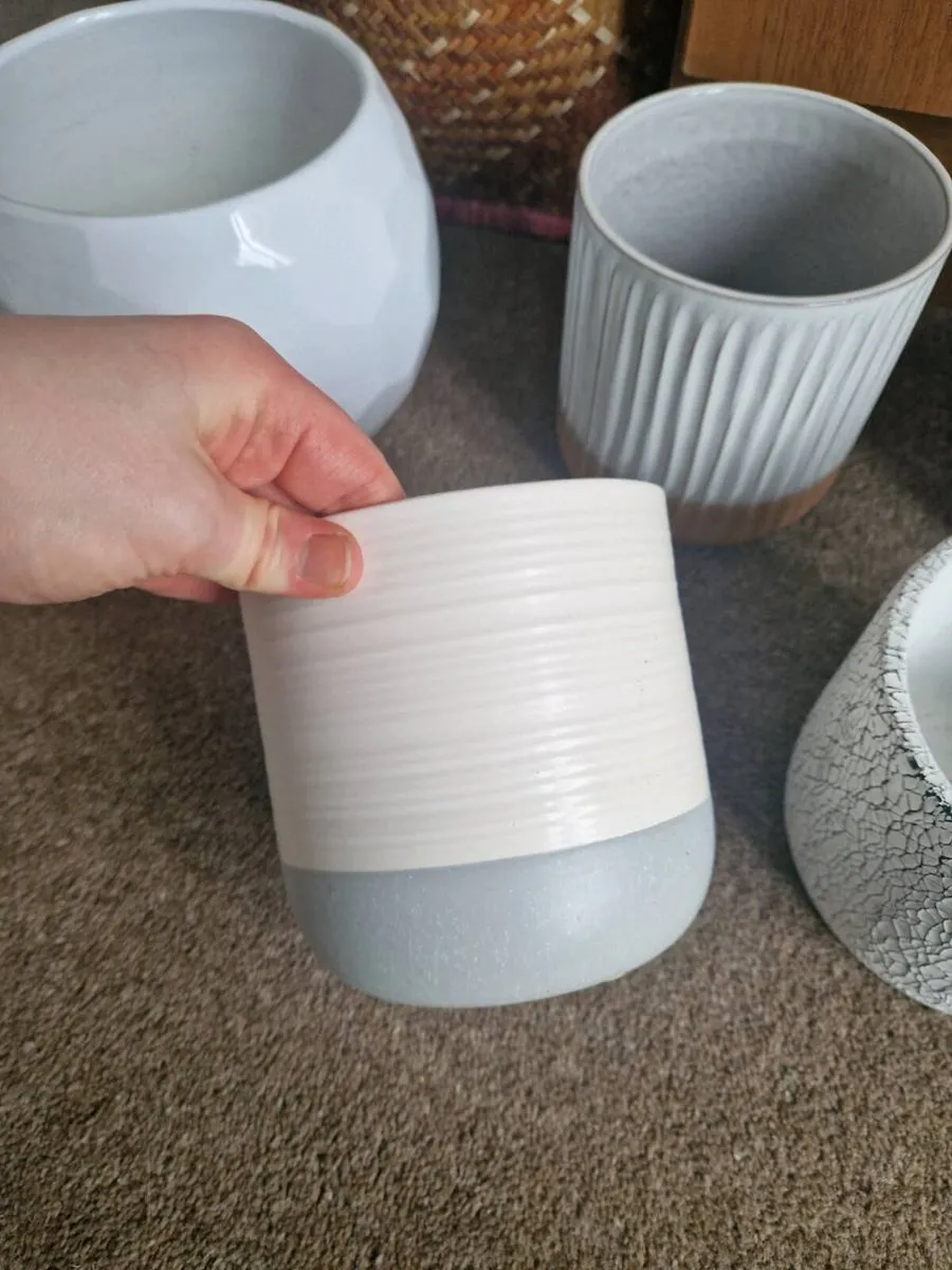 Selection of flower pots - Image 3