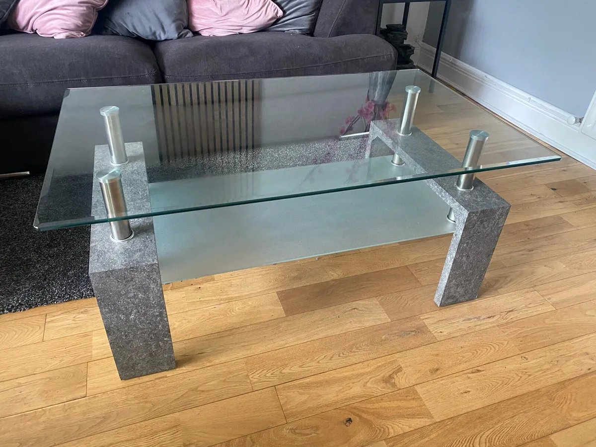 Coffee Table (glass) - Image 1