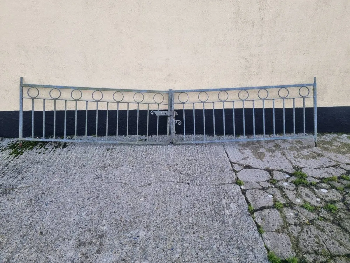 galvanized gate