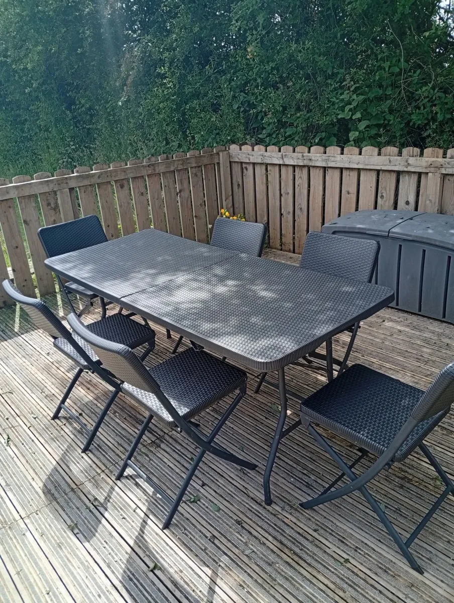 Garden Dining Set - Image 4