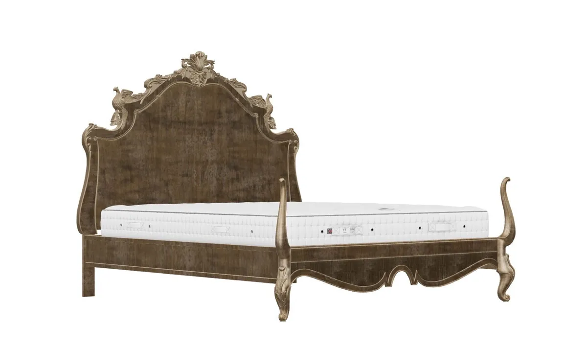 Versailles leafed super king bed frame - Image 2