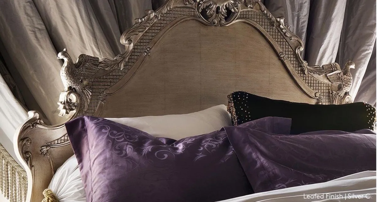 Versailles leafed super king bed frame - Image 3