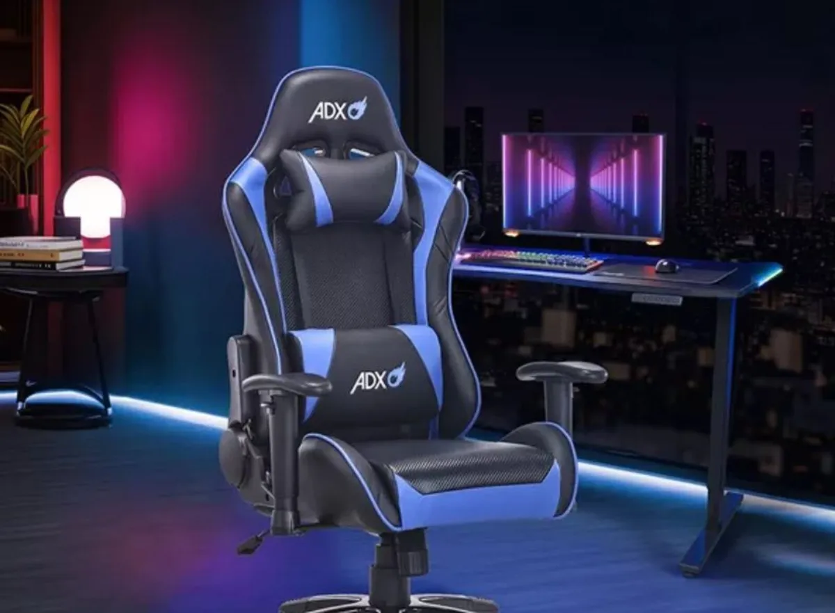 ADX Firebase Junior Race 24 Gaming Chair - Black & - Image 4