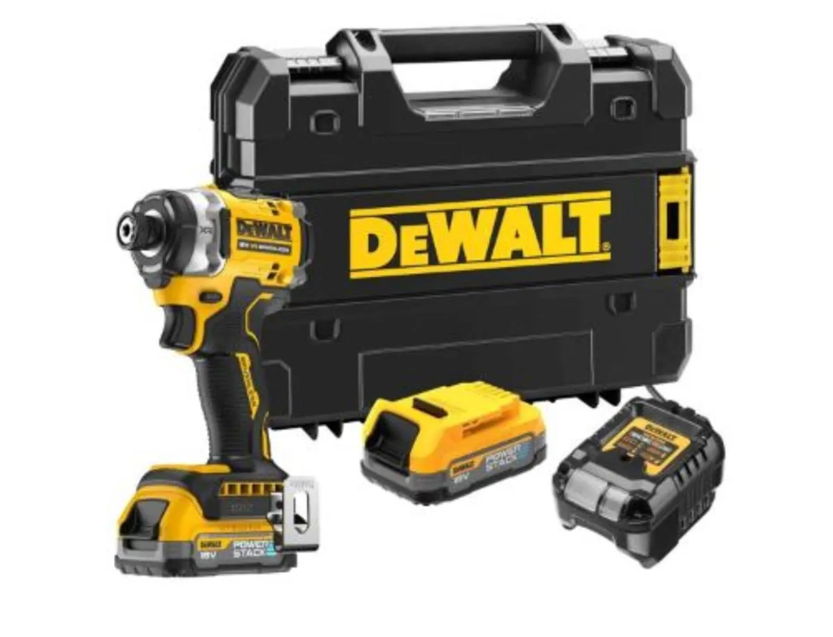 DeWalt DCF860E2T 18V Impact Driver Powerstack Kit - Image 1