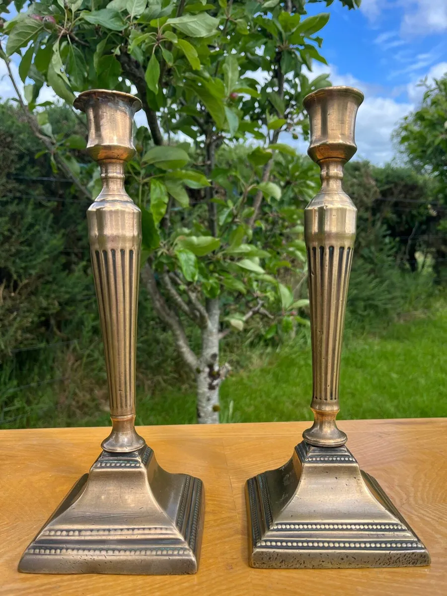Antique candle holders early 19th century - Image 2