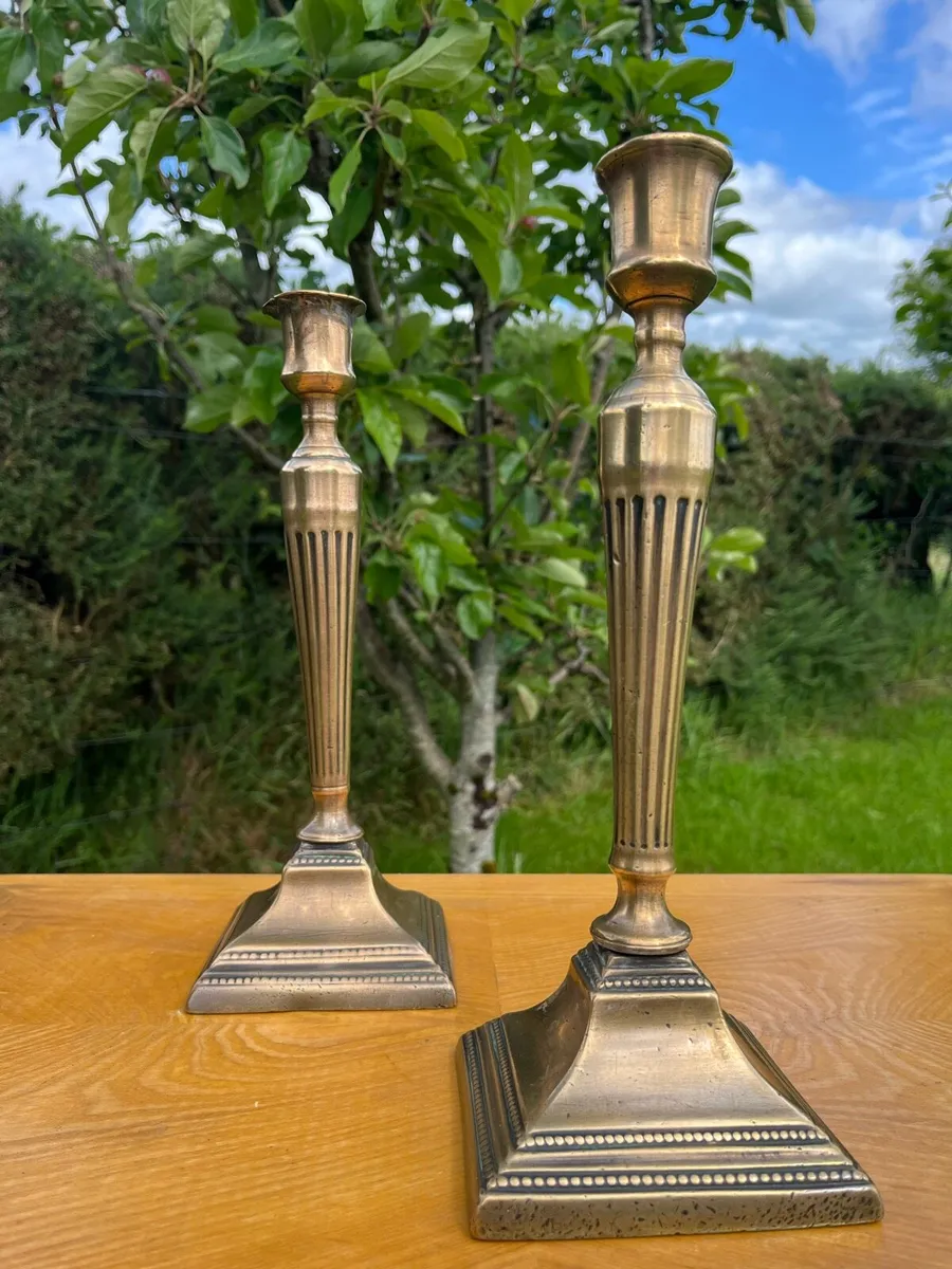 Antique candle holders early 19th century - Image 1
