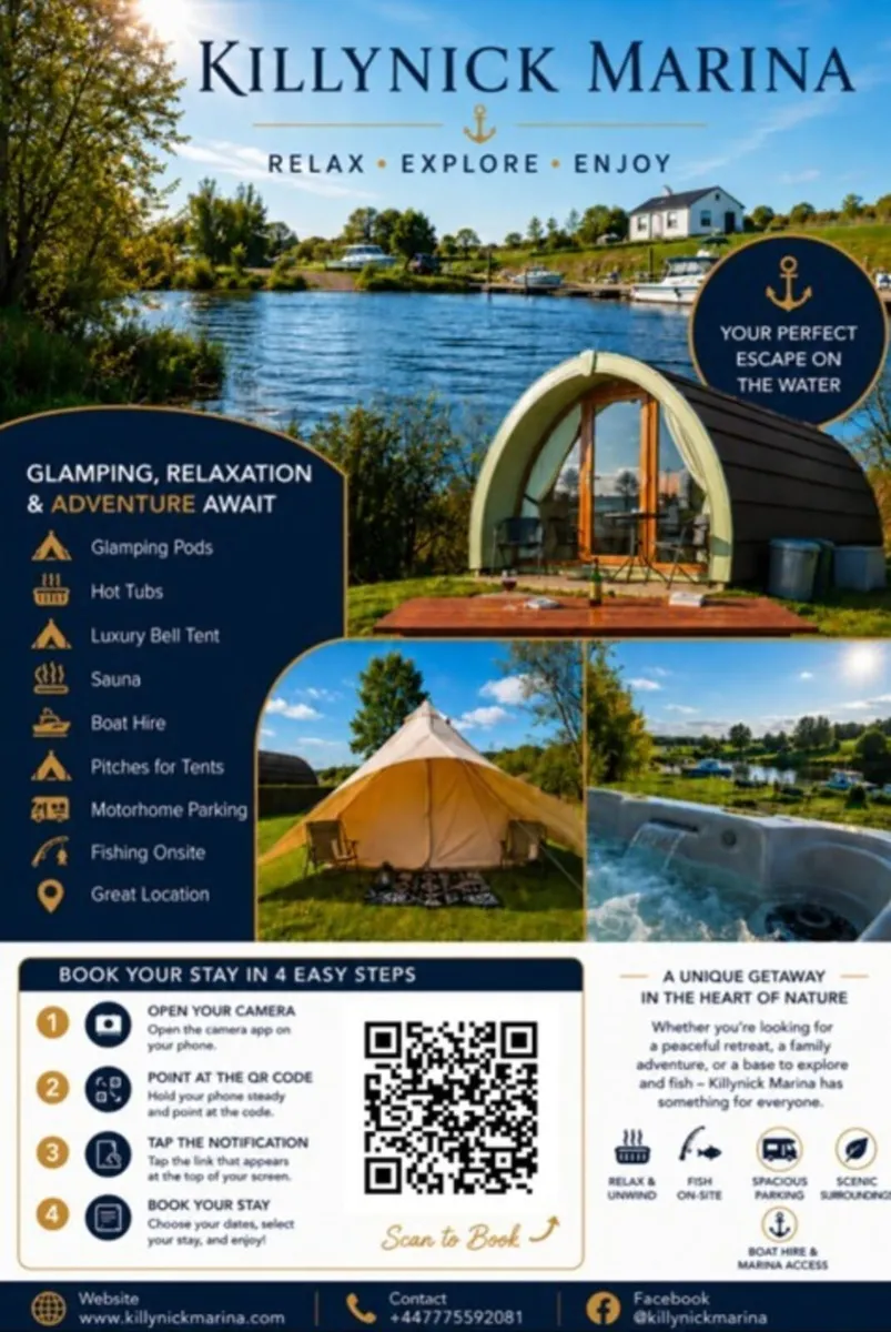 Glamping and Boat hire - Image 1