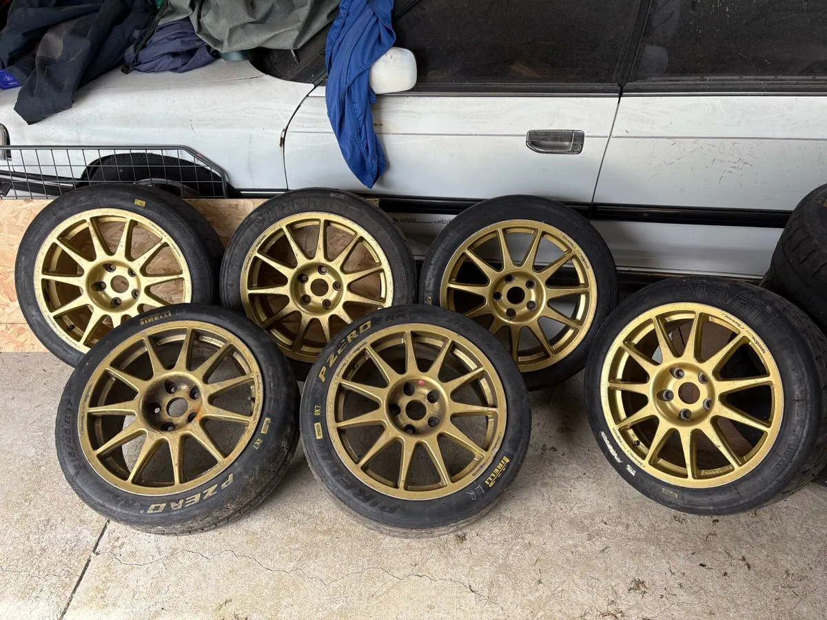 Subaru wheels & rally tyres - Image 1