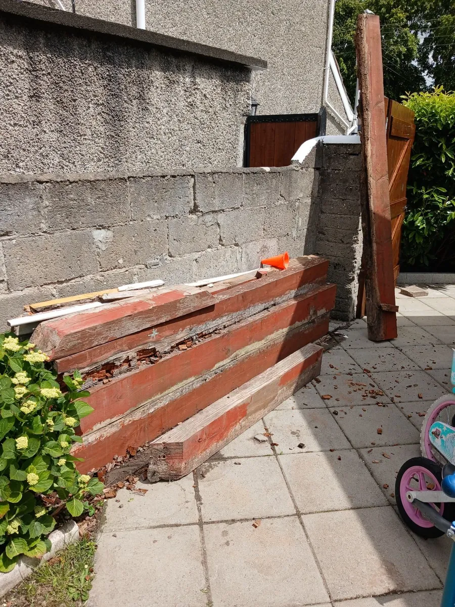 Free to take, must go today 13.06 wooden Sleepers - Image 2