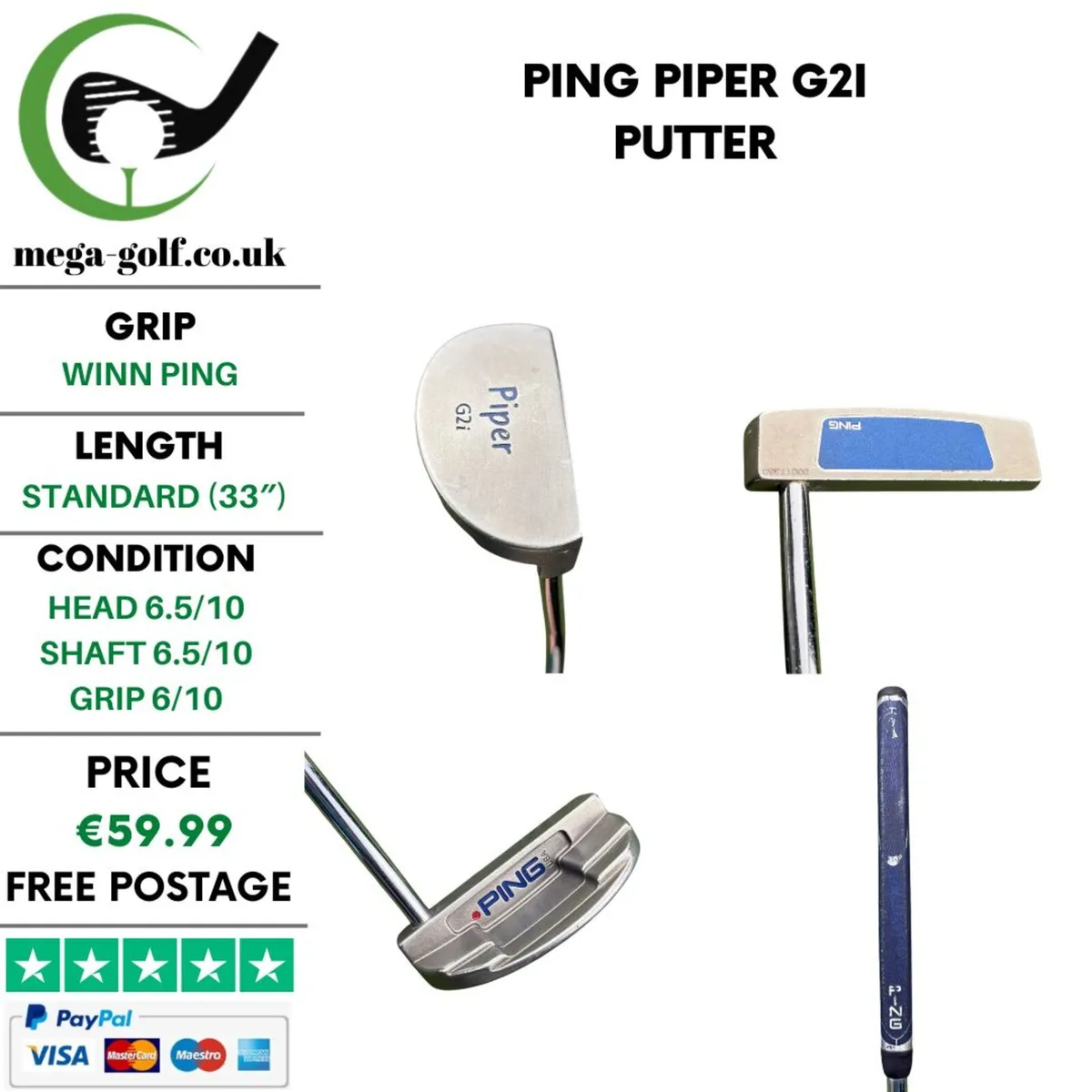 Ping Piper G2i Putter / 33'' - Image 1
