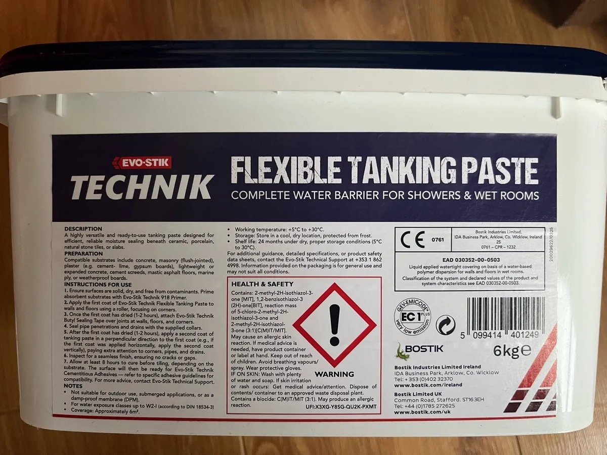 Evo-Stik Technik Flexible Tanking System Paste 6kg - Image 3