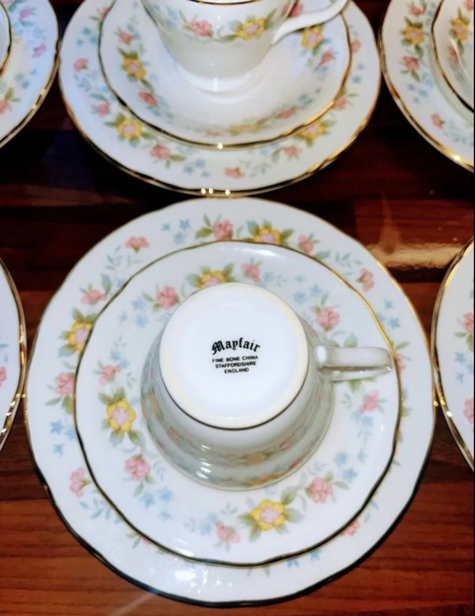 Vintage 18 piece tea set - Image 4