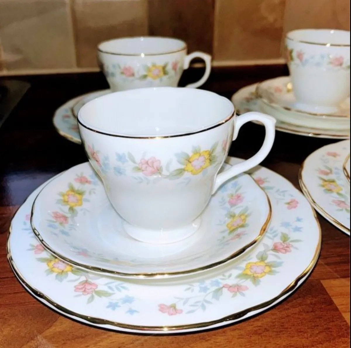 Vintage 18 piece tea set - Image 2