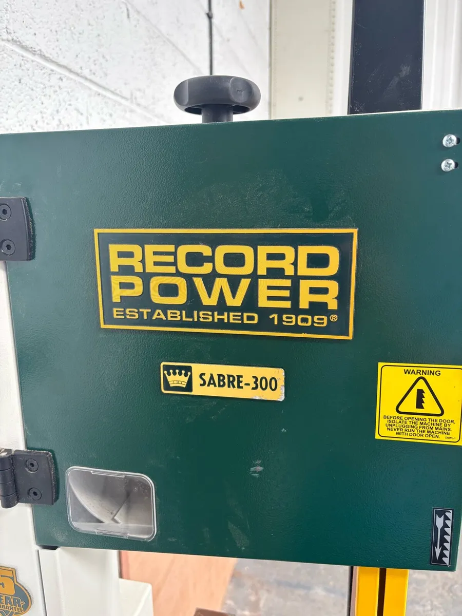 Record Sabre 300 Bandsaw mint condition - Image 3